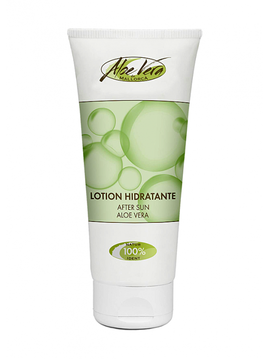 Lotion après-soleil à l'aloe vera