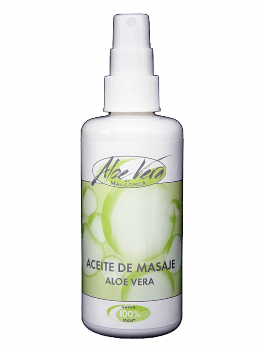 Aceite corporal y de masaje de aloe vera