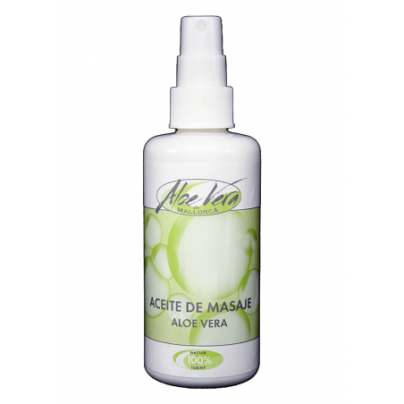 Aceite corporal y de masaje de aloe vera