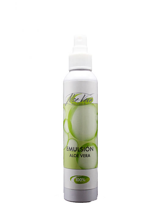 Emulsión de aloe vera