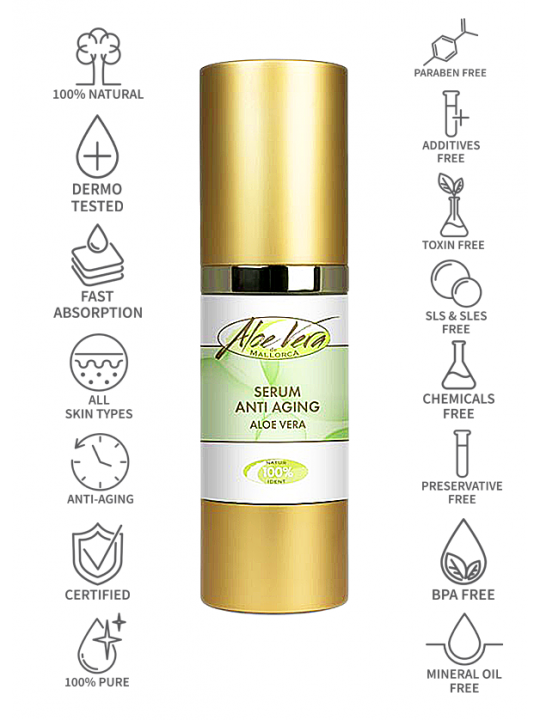 Aloe Vera Anti Aging Serum Naturkosmetik