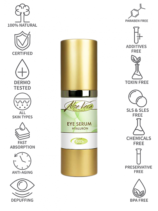 Aloe Vera Eye Serum Hyaluron