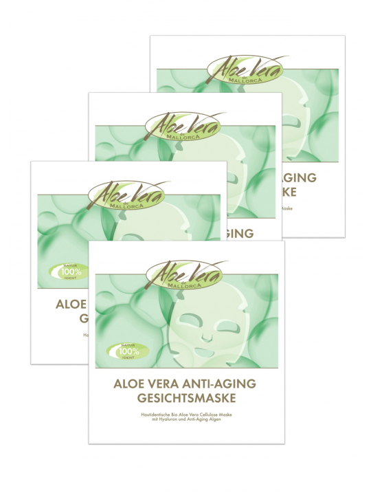 Skin-identical økologisk cellulose anti-ageing ansigtsmaske