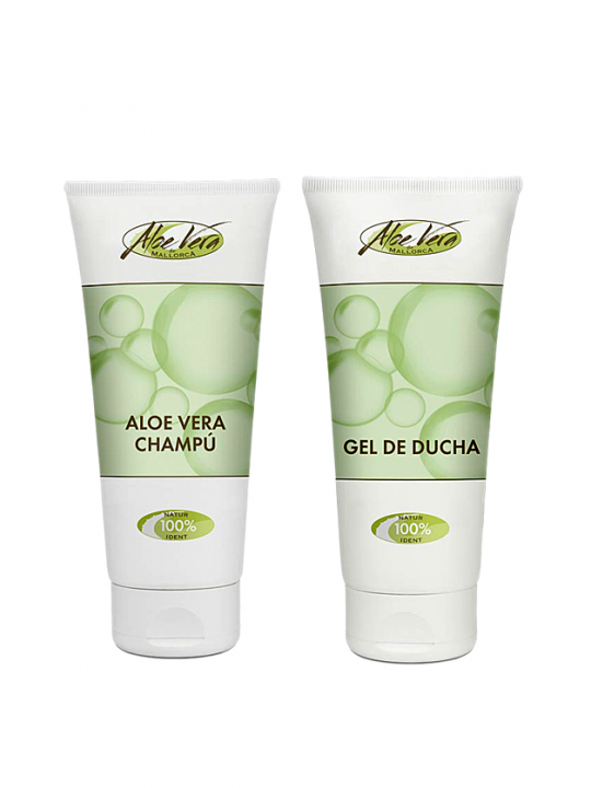 Body cleansing package with aloe vera - natural, pure, vegan and biodegradable