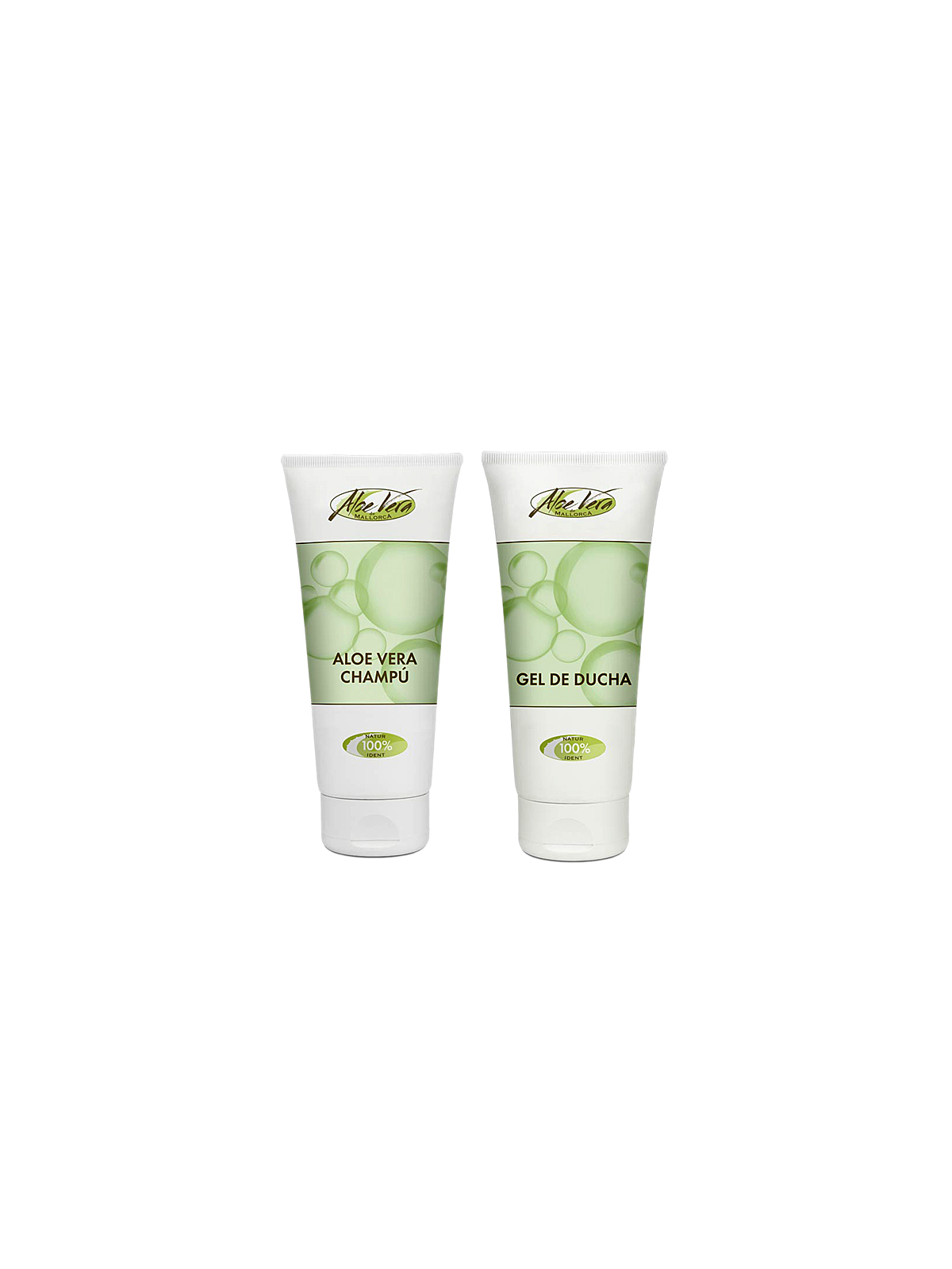 Coffret nettoyant corporel à l'aloe vera - naturel, pur, végétalien et biodégradable