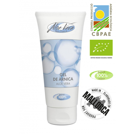 Gel d'aloe vera avec arnica et griffe du diable pour animaux