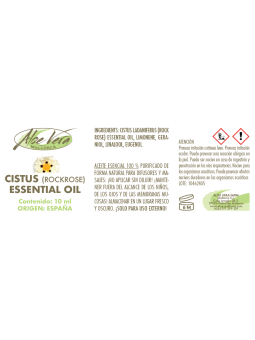 Cistusroosolie Biologisch geproduceerde - pure aromatherapie