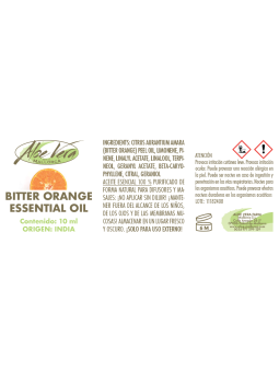 Aceite Esencial  Naranja Amarga