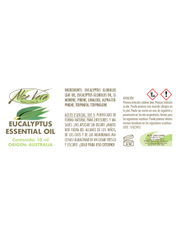 Eukalyptusolie - økologisk produceret - 100% naturlig