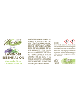 Aceite Esencial de Lavanda