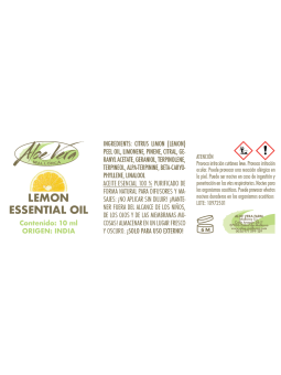 Lemon Essential Oil