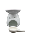 Image de la lampe aromatique en céramique pour huiles essentielles de la ferme Aloe Vera de Majorque