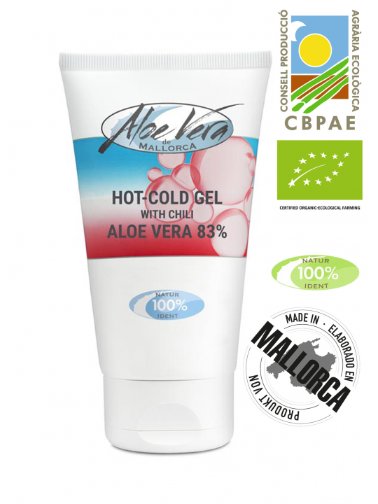 Aloë vera warme/koude gel met chili-extract