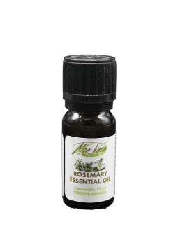 Obraz olejku eterycznego z rozmarynu do aromaterapii z Aloe Vera Farm Mallorca