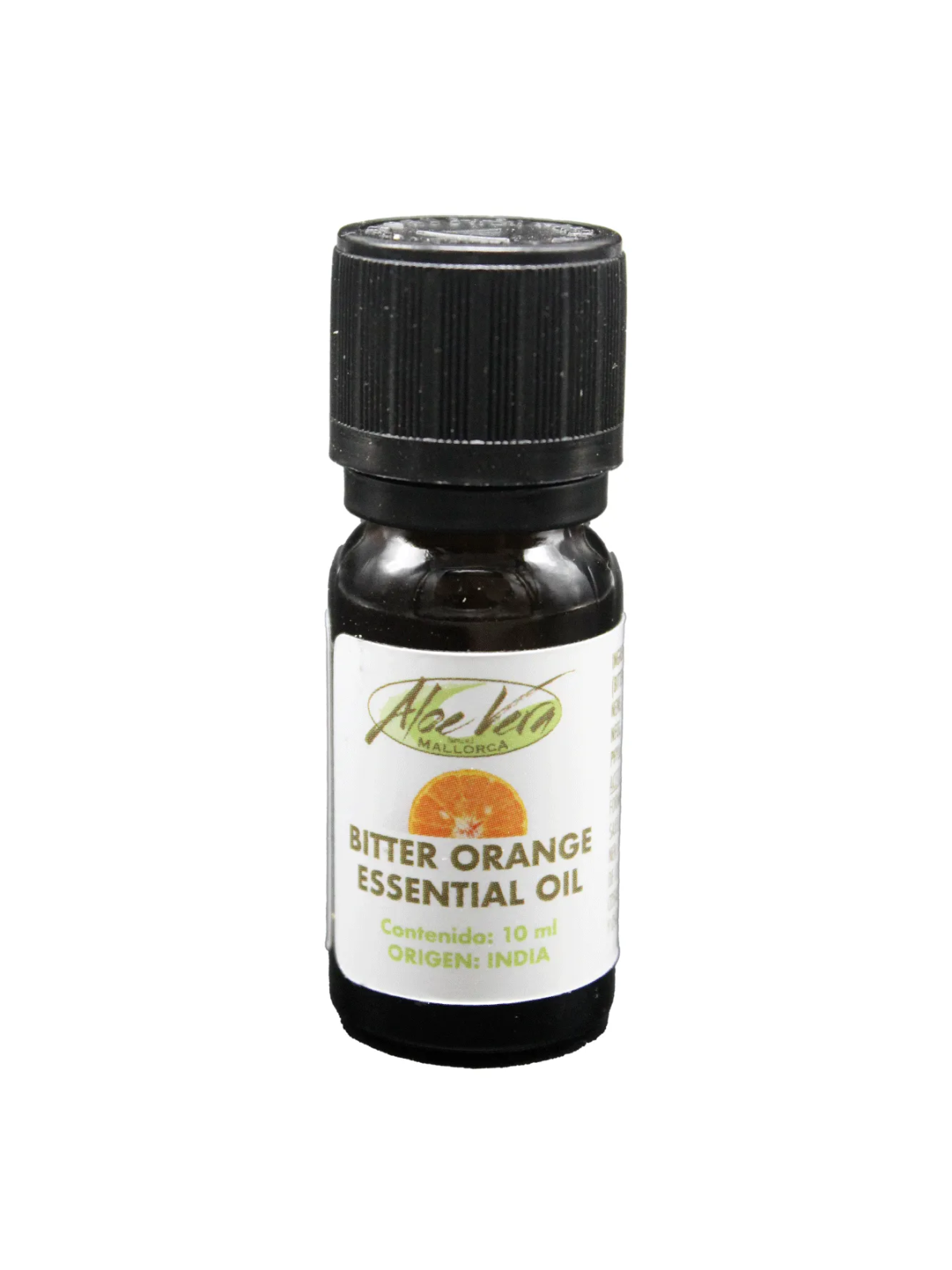 Imagem do óleo de laranja amarga para aromaterapia da quinta Aloe Vera Mallorca