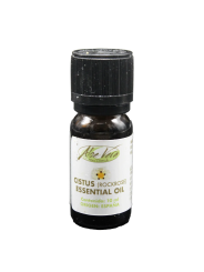 Bild des Zistrose Öls für Aromatherapie der Aloe Vera Farm Mallorca