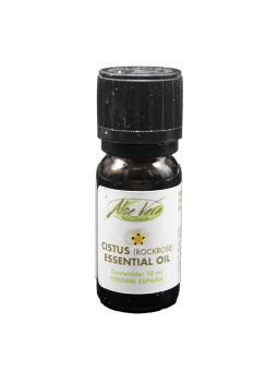 Image de l'huile de ciste pour l'aromathérapie de la ferme Aloe Vera de Majorque