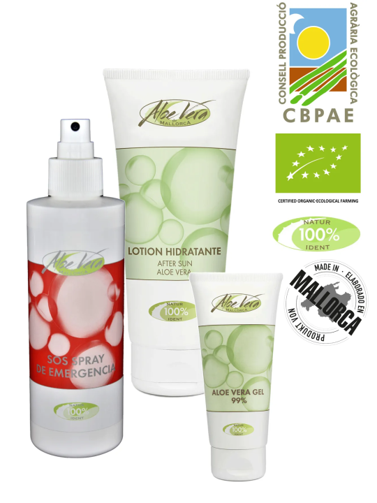 Pacchetto per scottature solari – Cura e rigenerazione