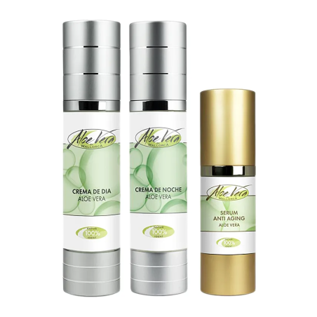 Facial care package - day & night cream & anti-aging serum