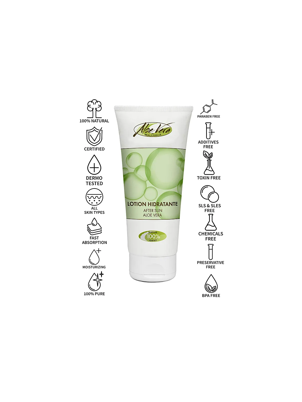 Loção Pós-Solar Aloé VeraAloe Vera Farm Mallorca S.L.