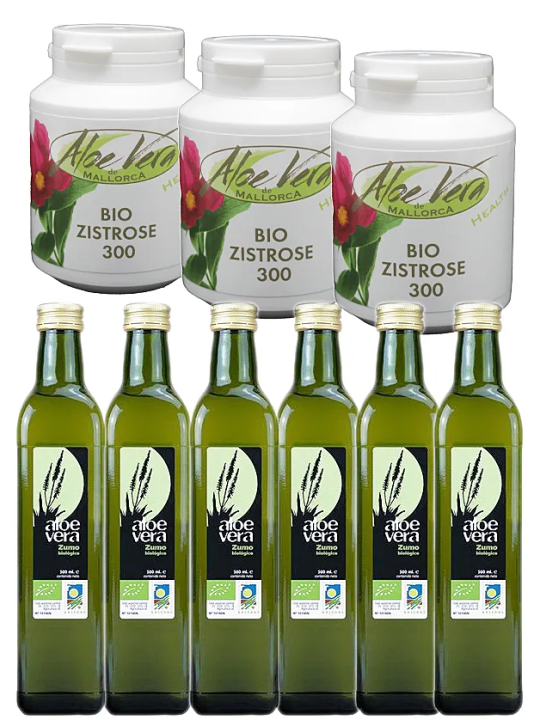 Cura-combinada Aloé-Vera e Esteva | Aloe Vera Farm Mallorca