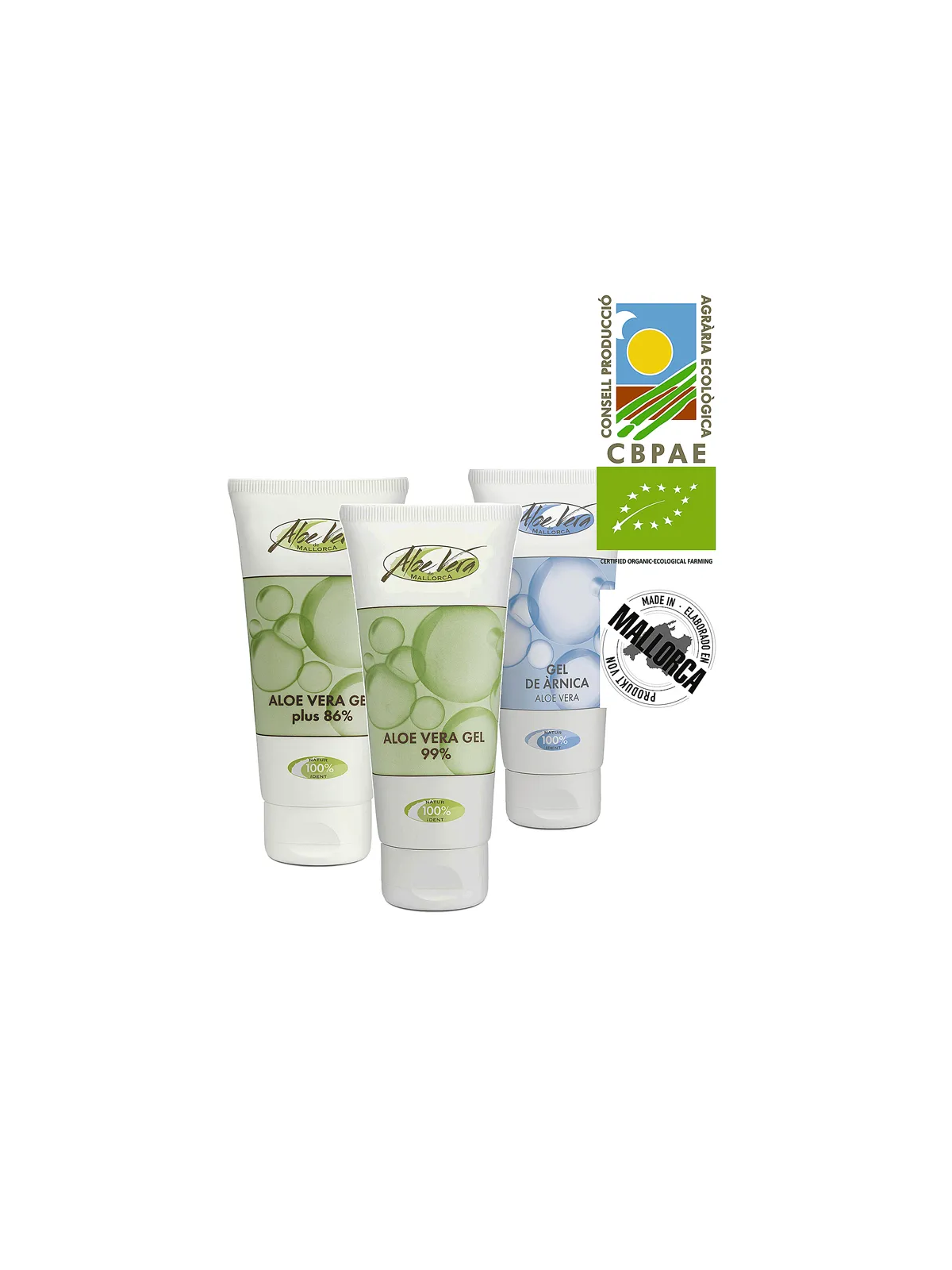 Embalagem de gel Aloé-Vera -Natural para pele e articulações