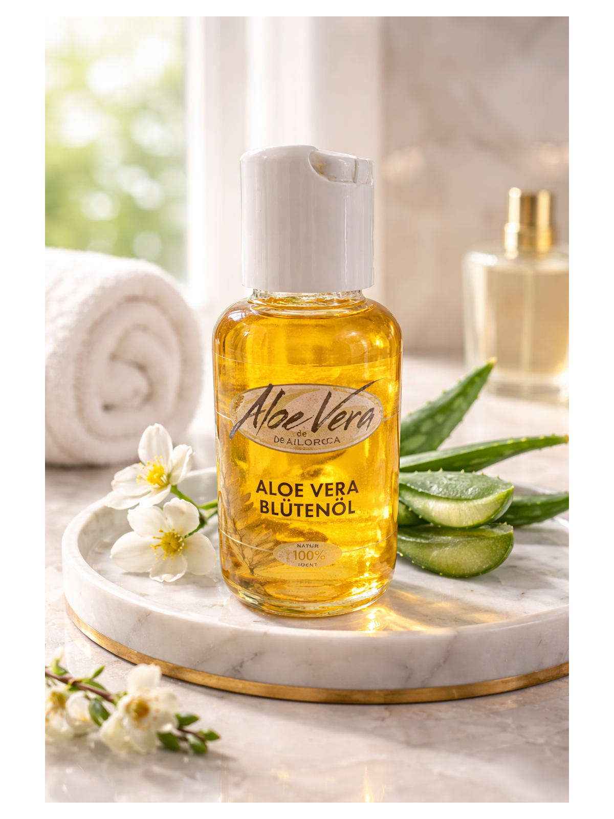 Aloe Vera Blüten Öl – Reine Aromapflege aus Mallorca
