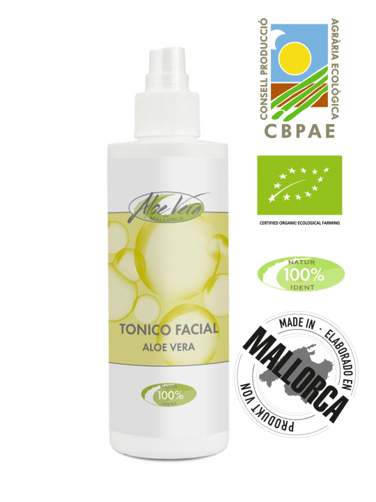 Tonique visage à l'aloe vera