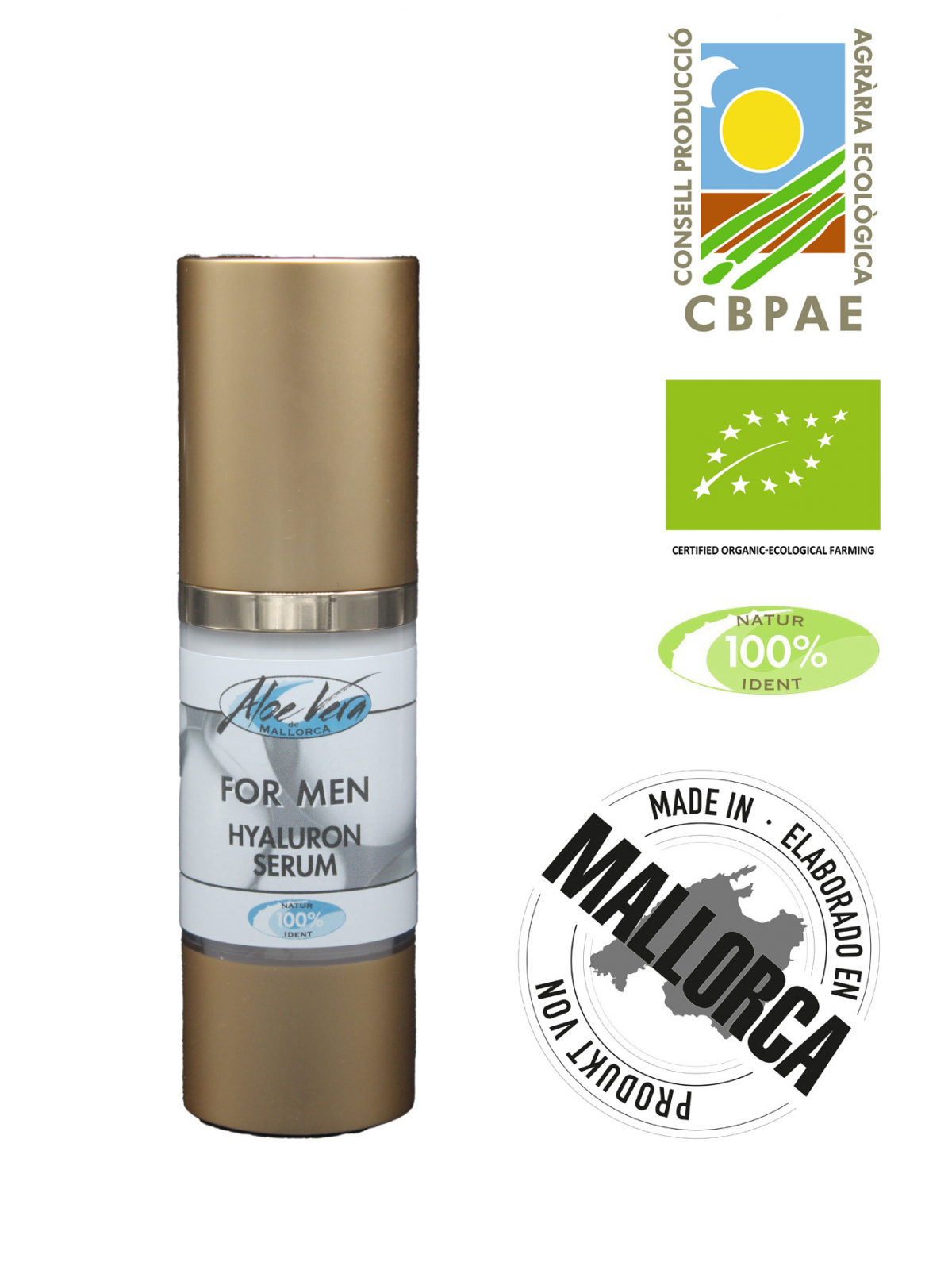 Aloe Vera Farm Mallorca: Hyaluronic serum for men - Natural care